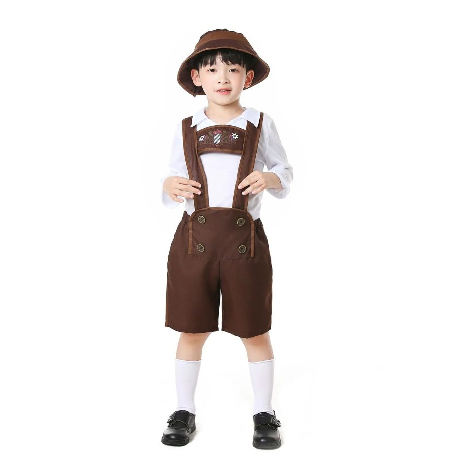Drune | Lederhosen Duo Satz Für Herren Mit Hemd Bayerische Festbekleidung