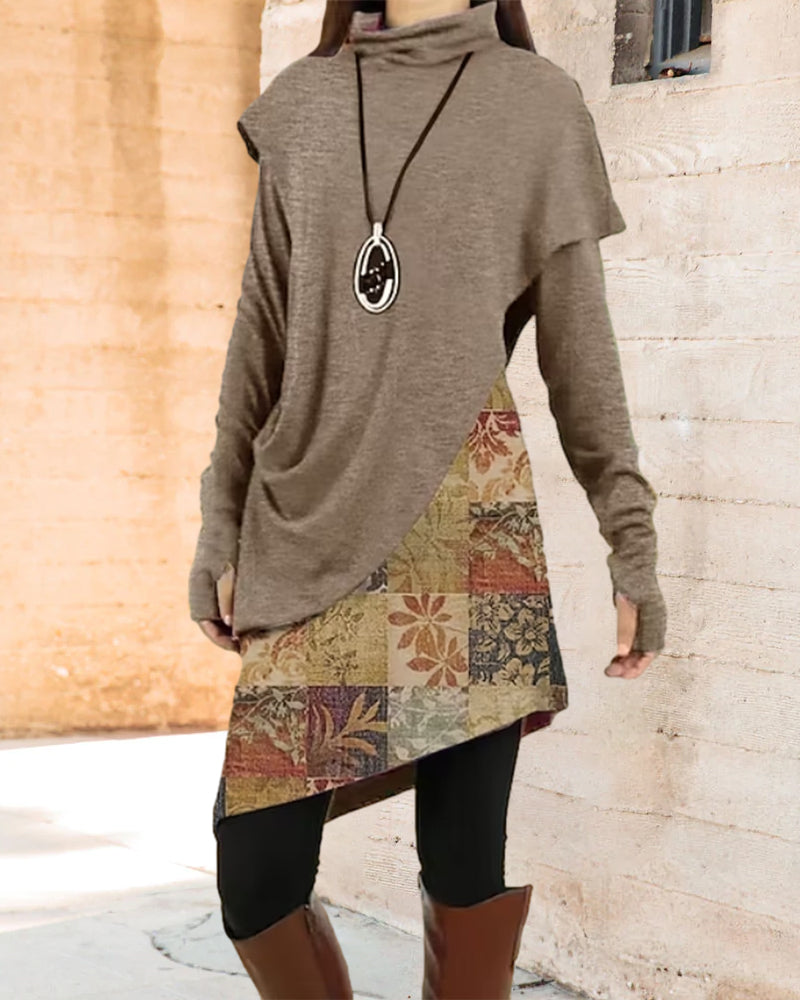Drune | Kleid mit Patchwork