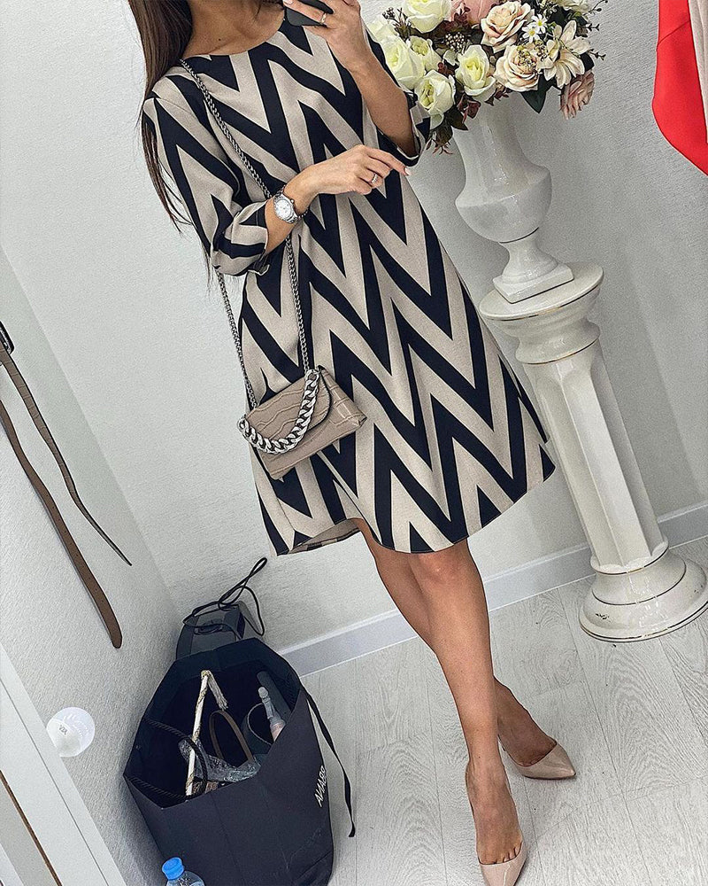 Drune | Kleid mit Aufdruck