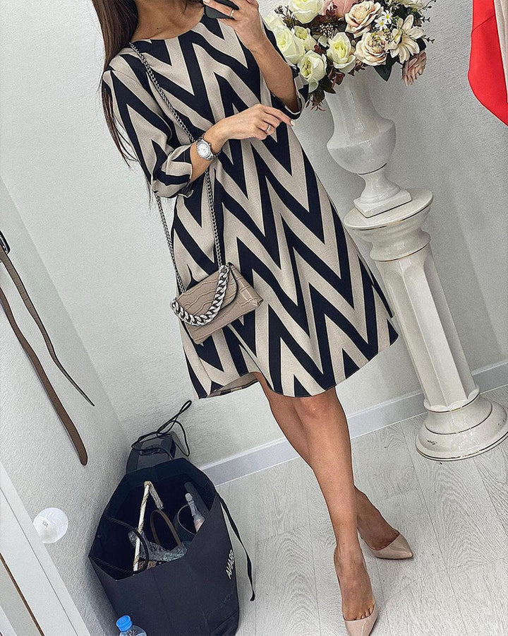 Drune | Kleid mit Aufdruck