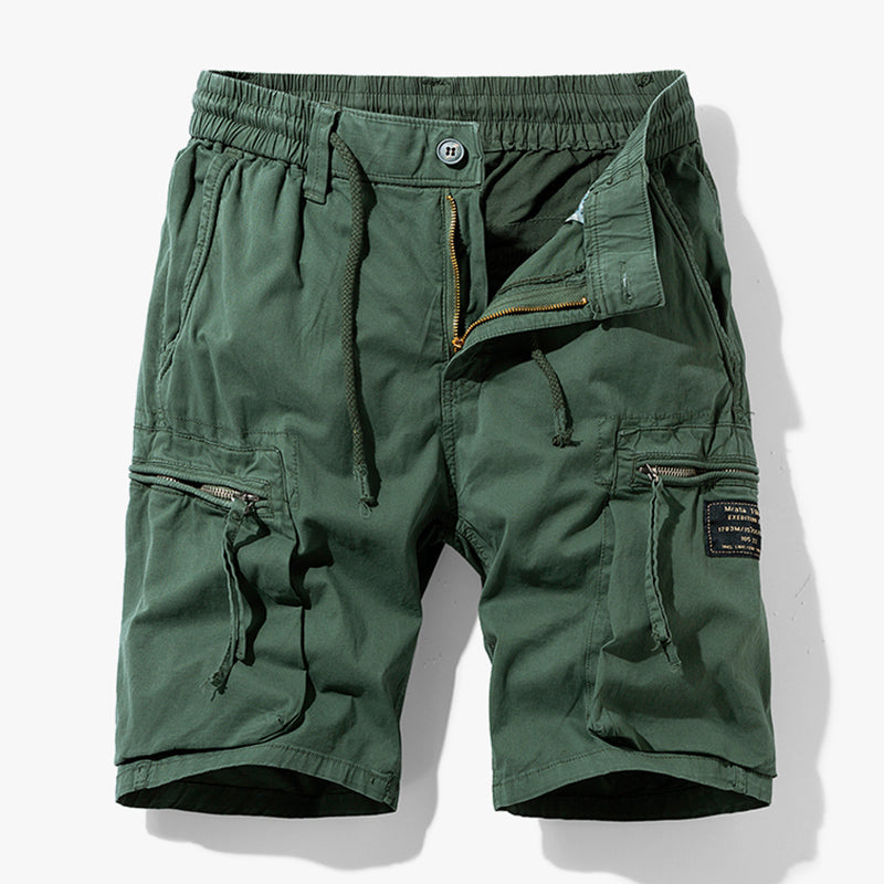 Drune | Kurze Hose Sommer Cargo Shorts für Herren Praktische Taschen