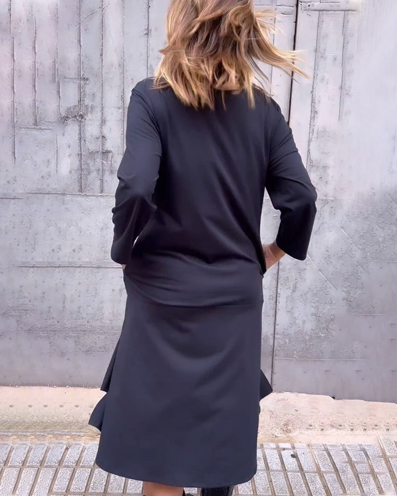 Drune | Kleid mit Tasche