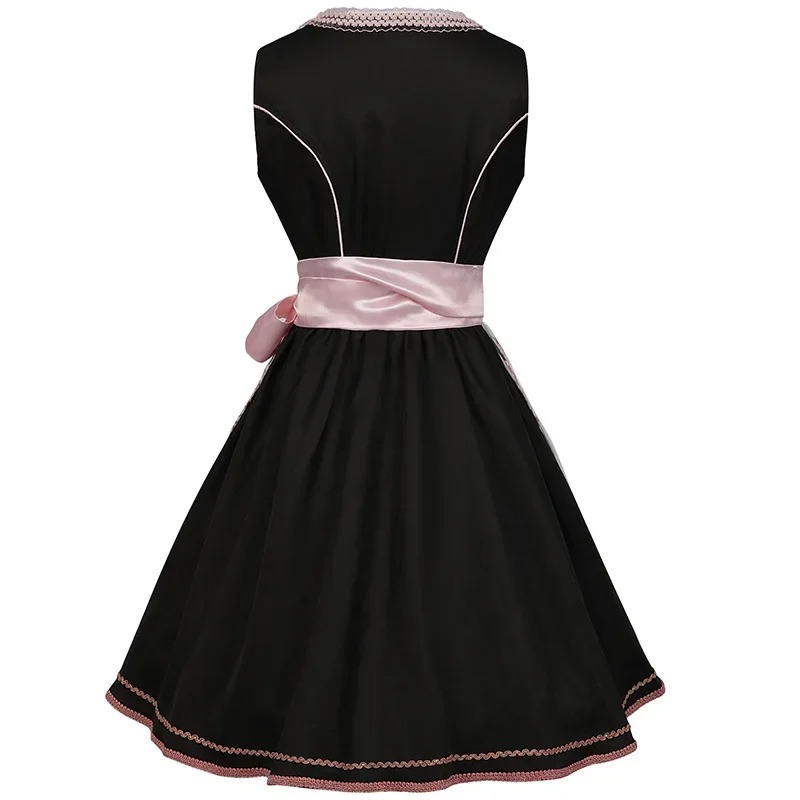 Drune | Damen Traditionelles Kleid mit Blumenstickerei