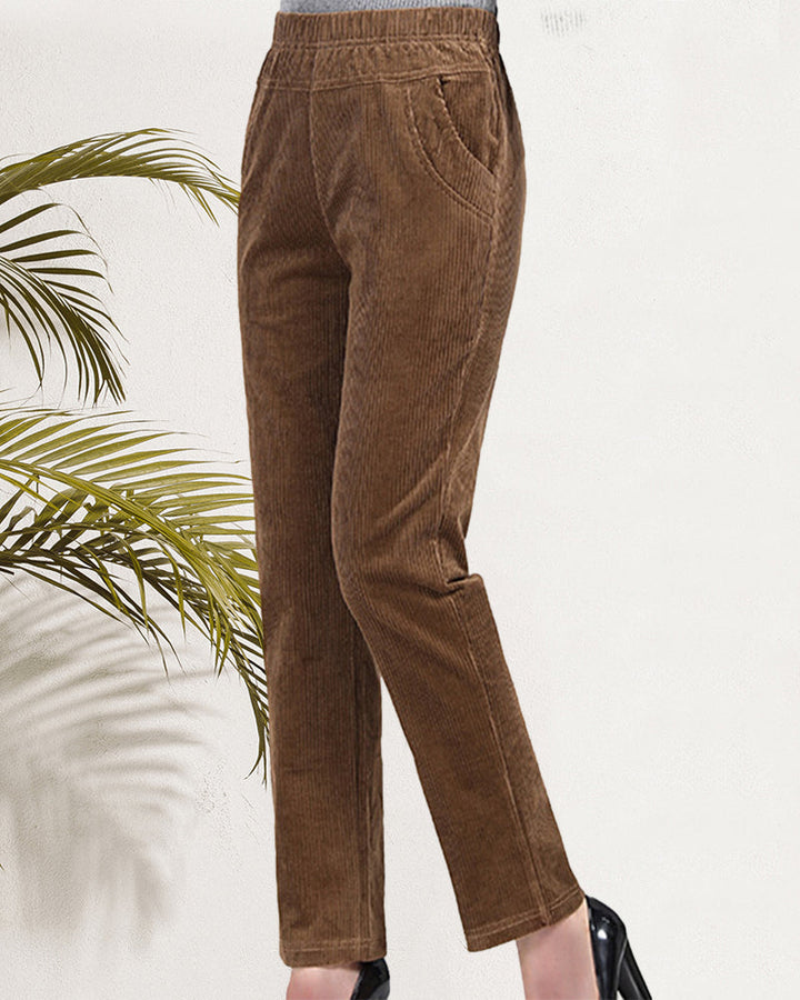 Drune | Einfarbige Lässige Taschenhose