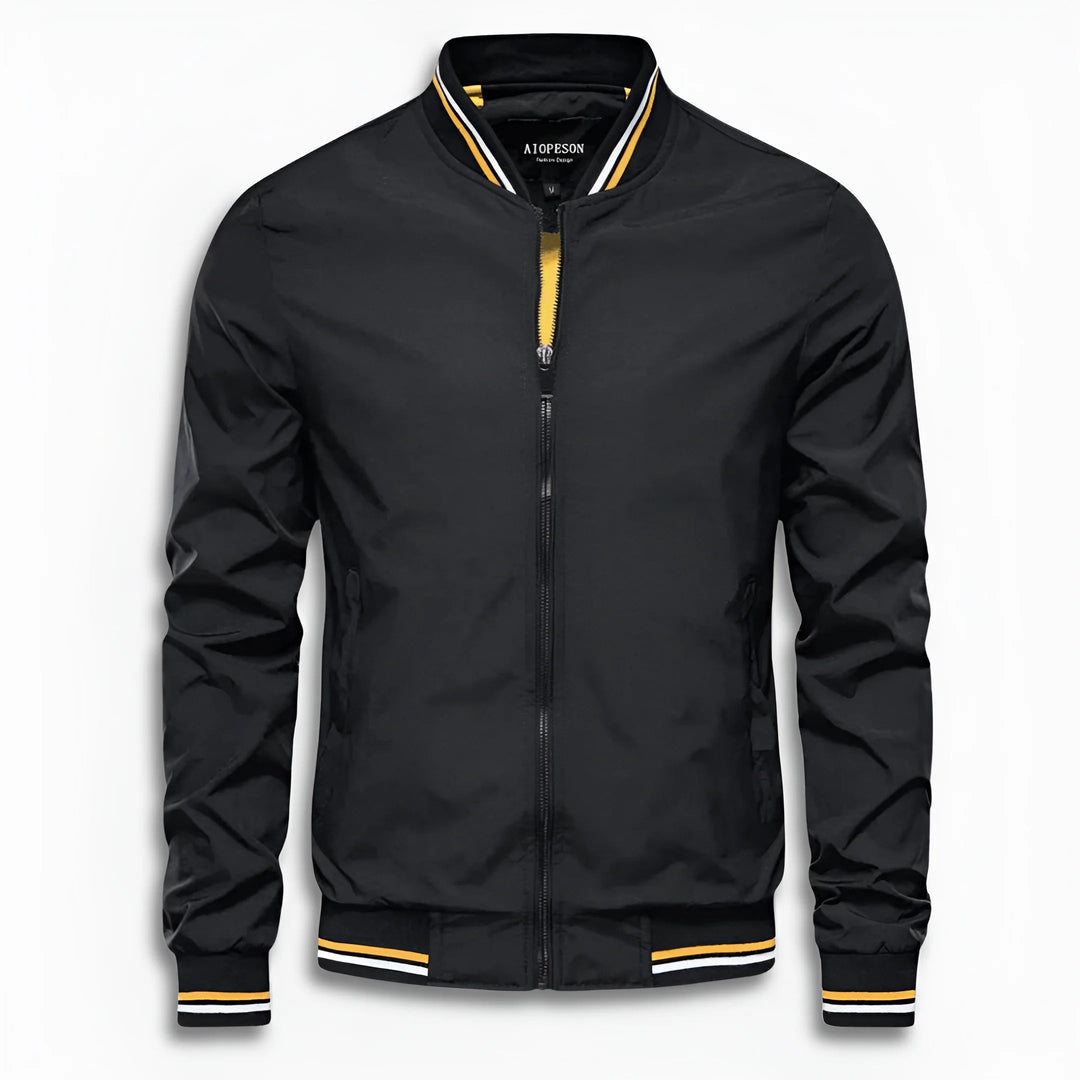Herren Lässige Übergangsjacke mit Wasserabweisender Oberfläche & Stehkragen Drune