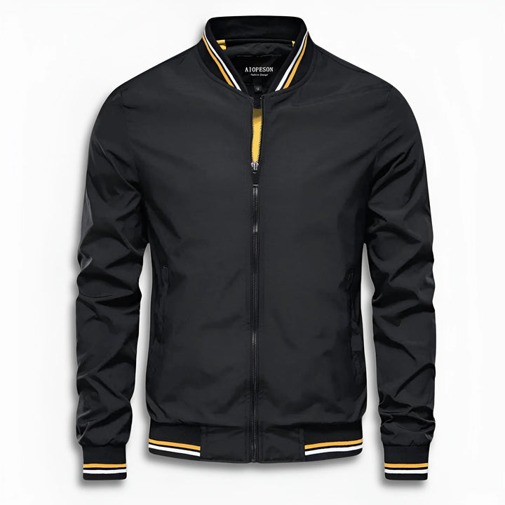 Herren Lässige Übergangsjacke mit Wasserabweisender Oberfläche & Stehkragen Drune