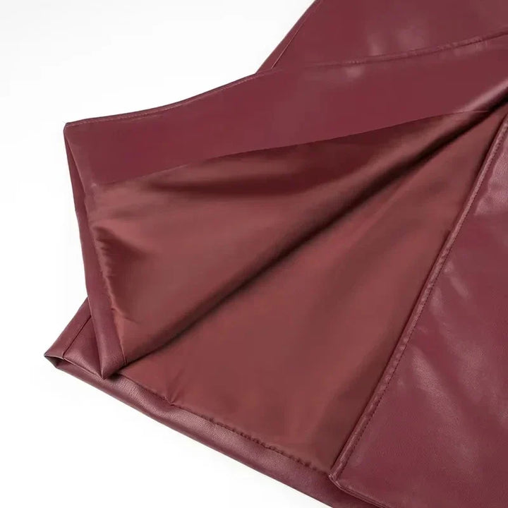 Drune | Langer Retro-Mantel mit Gürtel