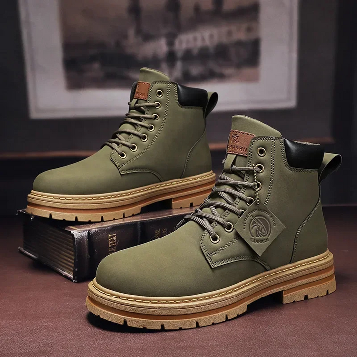 Drune | Outdoor Herrenschuhe Stiefel Mit Rutschfester Sohle Und Schnürung