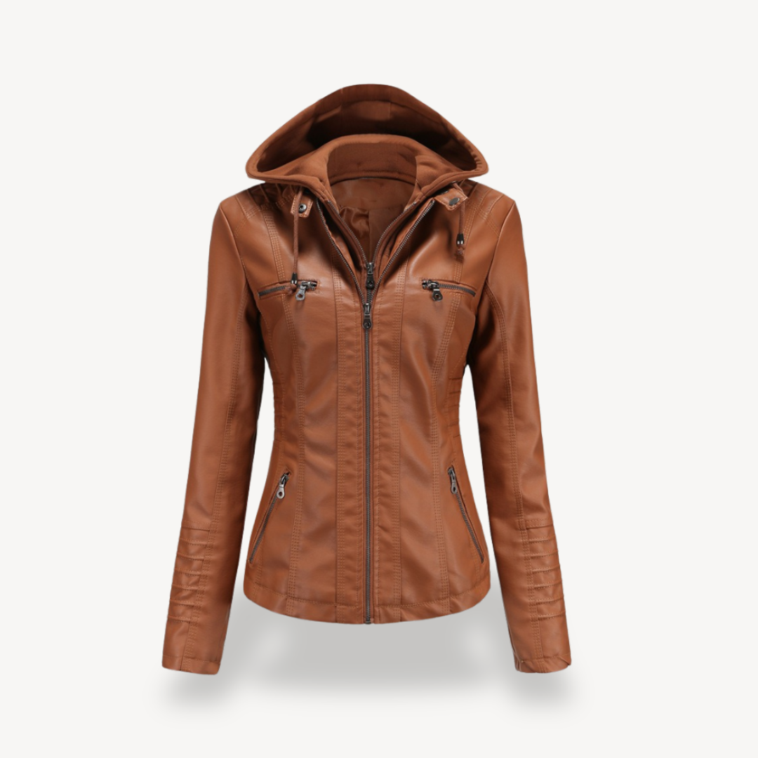 Drune | Motorrad Kunstlederjacke Damen