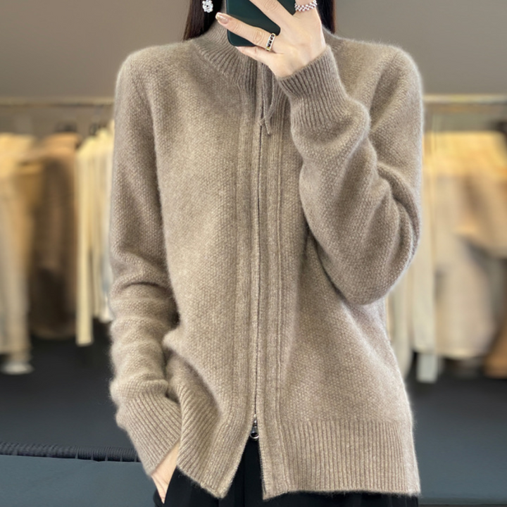 Drune | Strickjacke mit Elegantem Design und Reißverschluss