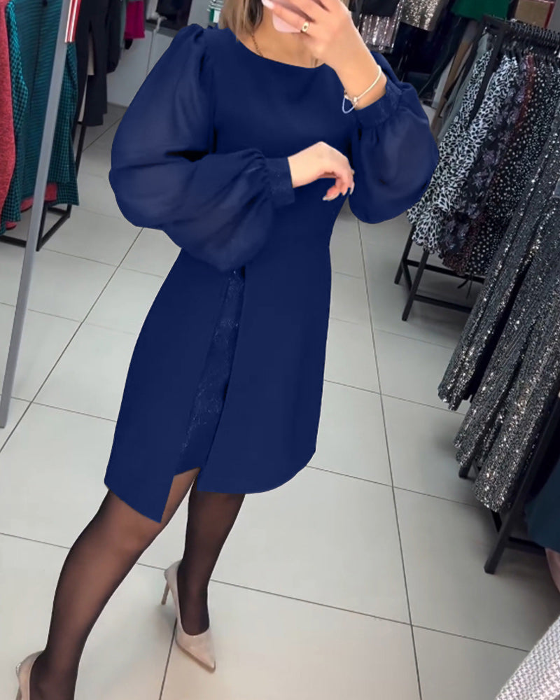 Drune | Einfarbiges Damenkleid