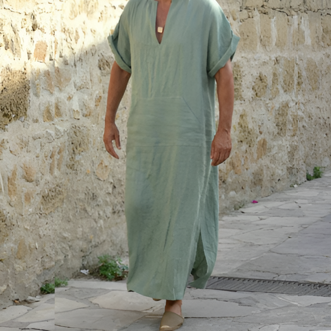 Drune | Langes Hemdkleid Mit Schlitz Bequem, Vielseitig & Leichtgewichtige Mode