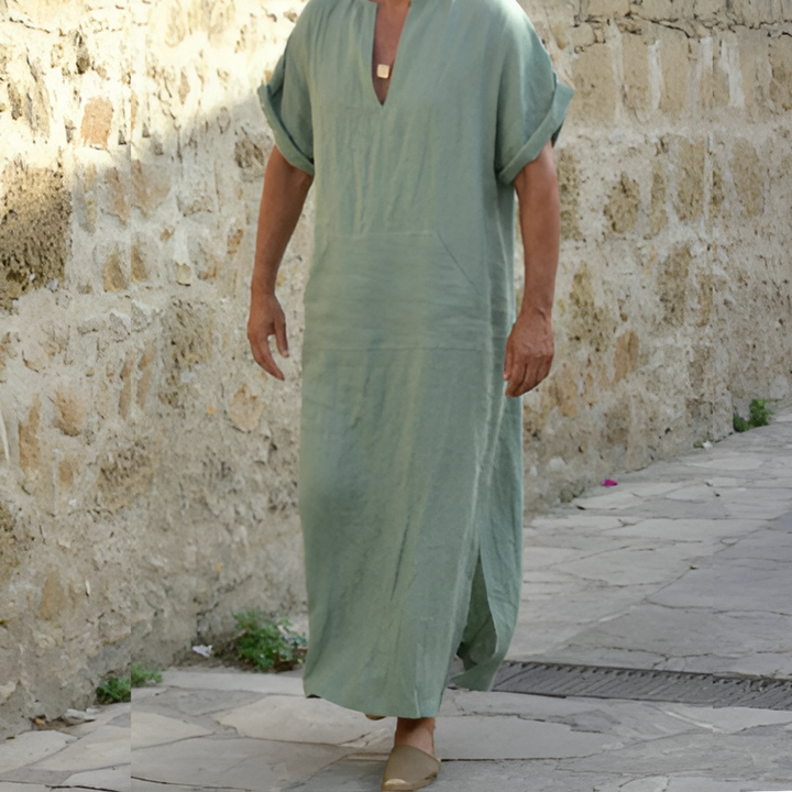 Drune | Langes Hemdkleid Mit Schlitz Bequem, Vielseitig & Leichtgewichtige Mode