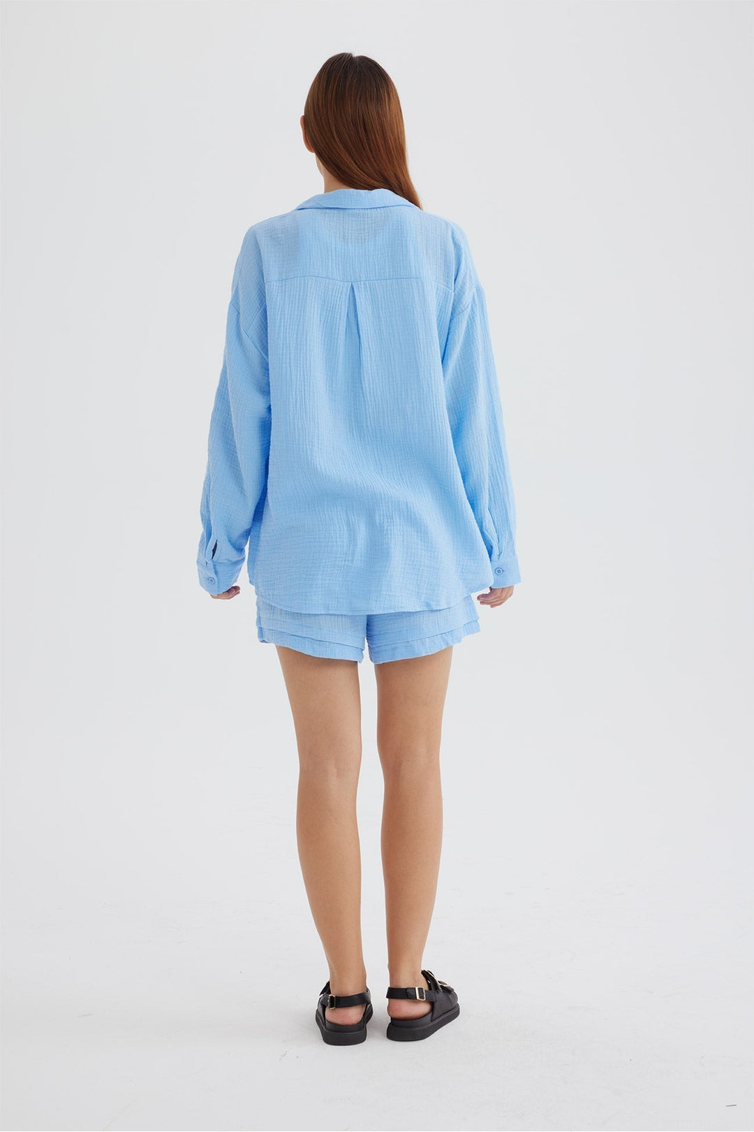 Drune | Passforma Langarmshirt und Passende Shorts für Frauen Siena