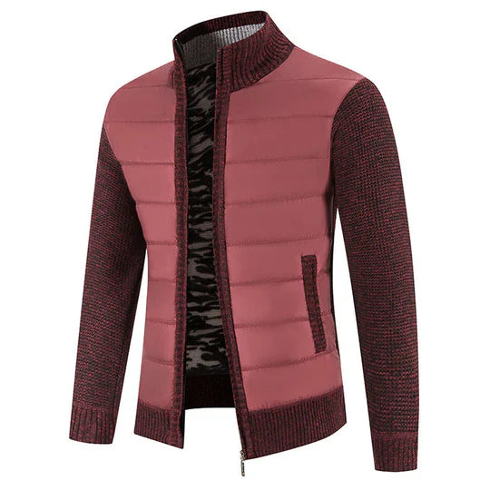 Drune | Hybridjacke Aus Gesteppter Strickware Für Herren