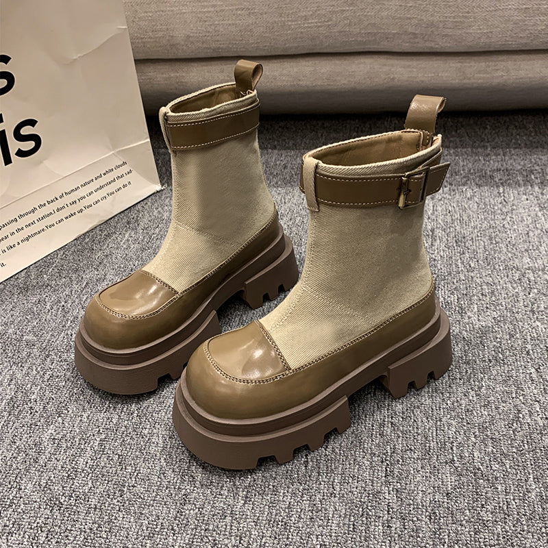 Drune | Plattfürm Stiefeletten für Frauen