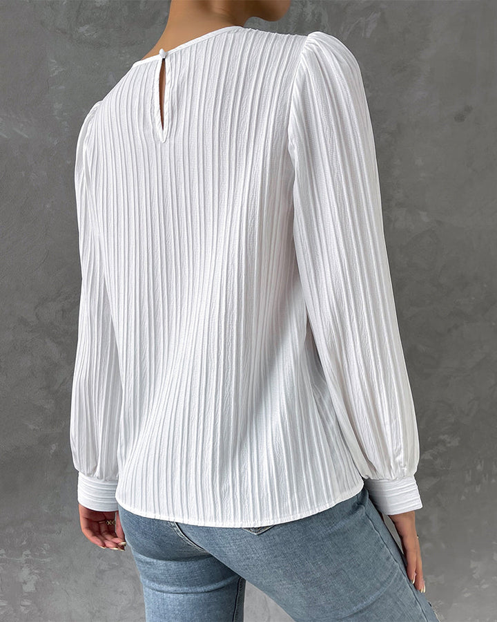Drune- Elegante Puffbluse