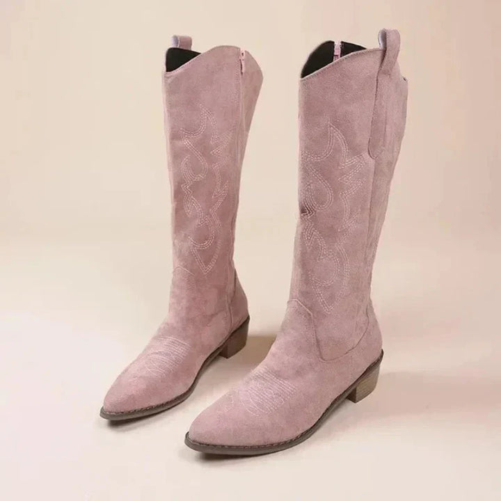 Hohe CowboyStiefel Für Damen Ideal Für Winter Drune