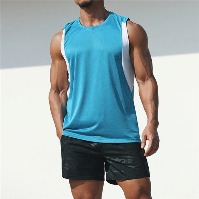 Drune | Sport T-Shirt für Herren ärmellos im Freizeitschnitt