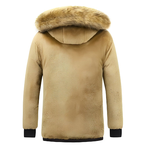 Drune | Warme Parkajacke mit abnehmbarem Kapuze für Männer