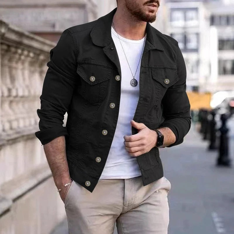 Drune | Klassische Jeansjacke für Herren David