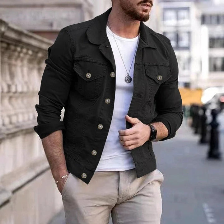 Drune | Klassische Jeansjacke für Herren David