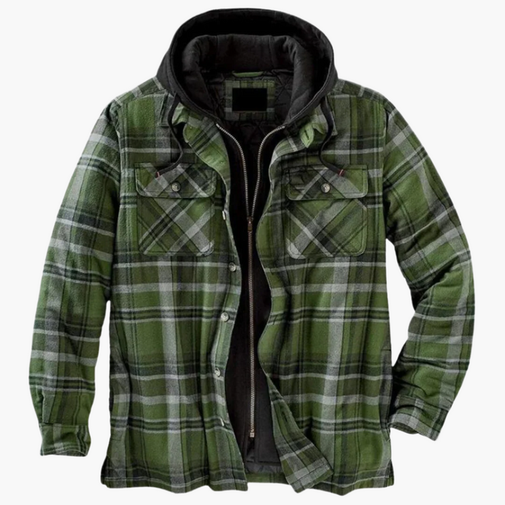 Drune | Freizeitjacke im Holzfäller-Stil mit Kapuze - Zeitlos & Warm für Outdoor und Alltag
