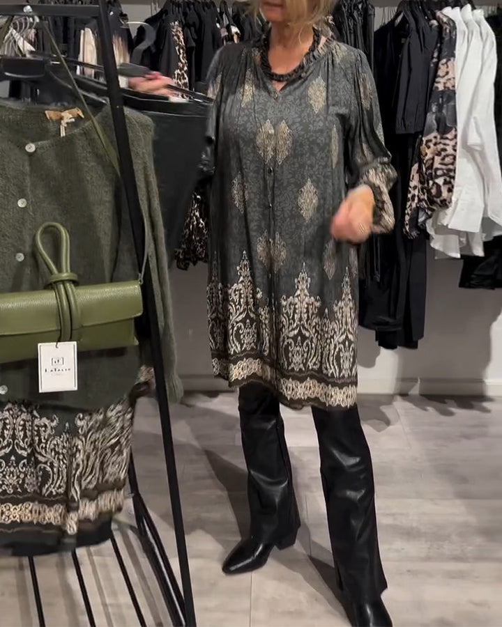 Drune | Revers und Button Down Vintage Print