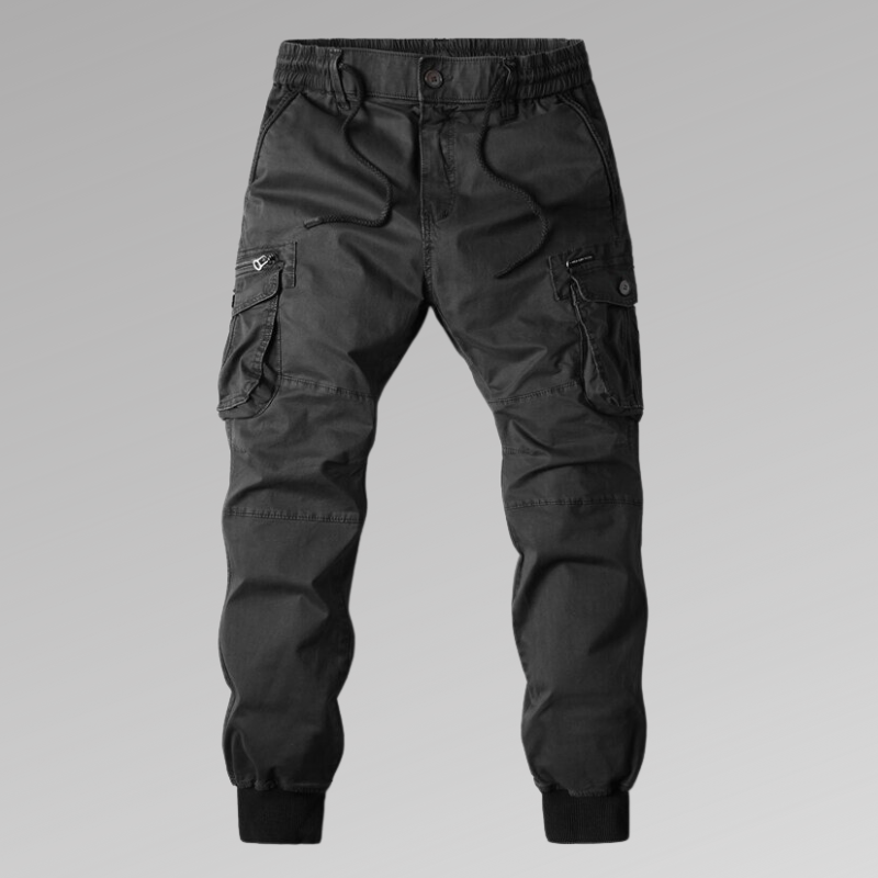 Drune | Robuste Cargohose mit elastischem Bund