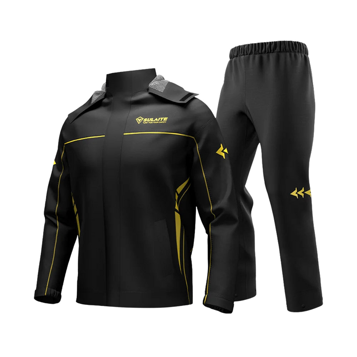 Drune | Unisex Motorrad Regenjacke wasserdicht und atmungsaktiv - Leichtes Design