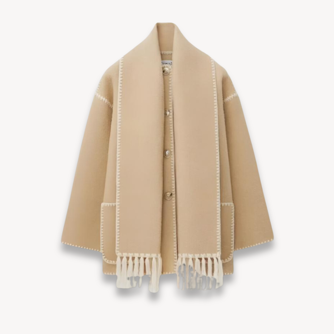 Drune | Damen Übergröße Cape Jacke