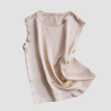 Drune | Ärmelloses Seiden Satin Top