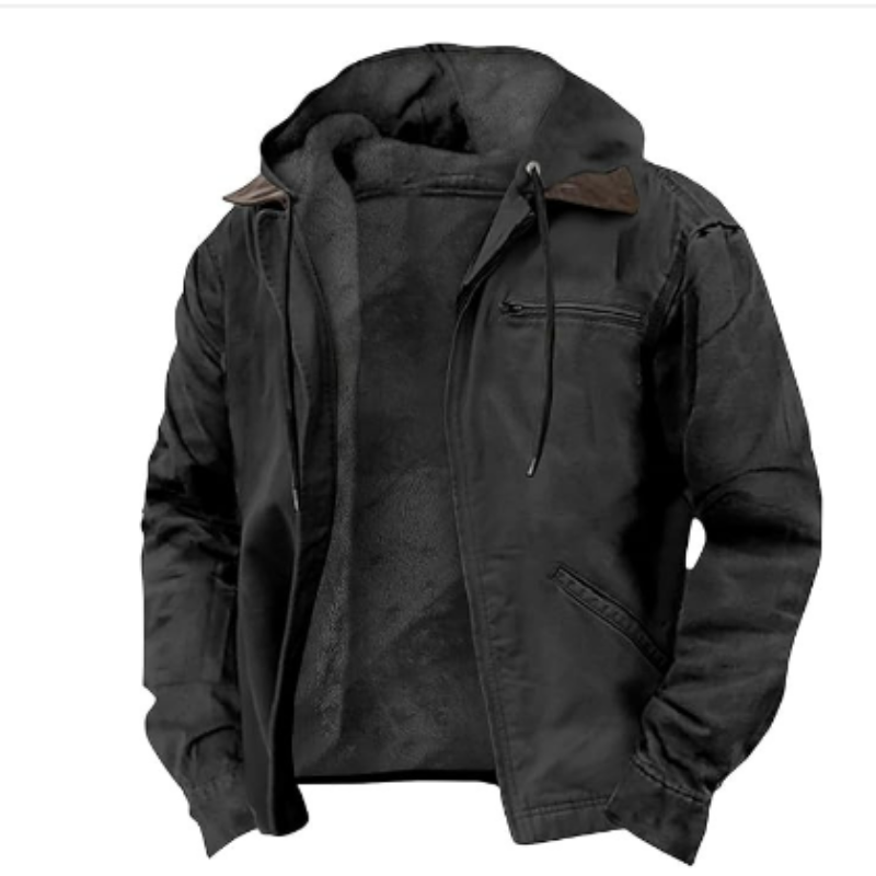 Drune | Herren Kapuzen Freizeitjacke - Mit Reißverschluss