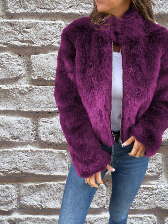 Drune | Luxus Damen-Felljacke