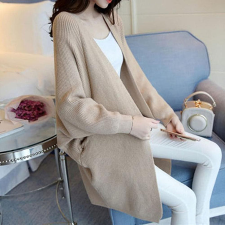 Drune | Cardigan - Lange Strickjacke - Oversized Fit - Offene Vorderseite - Weich und Warm