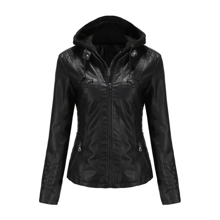 Drune | Damen Jacke Stylisches Design, Bequeme Passform Mit Taschen Und Kapuze