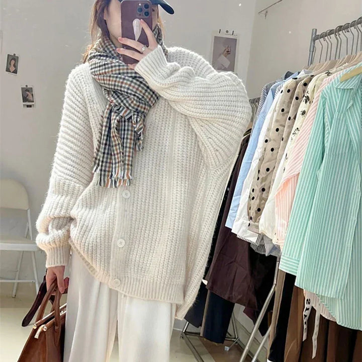 Drune | Lässige und Stilvolle Winter Strickjacke