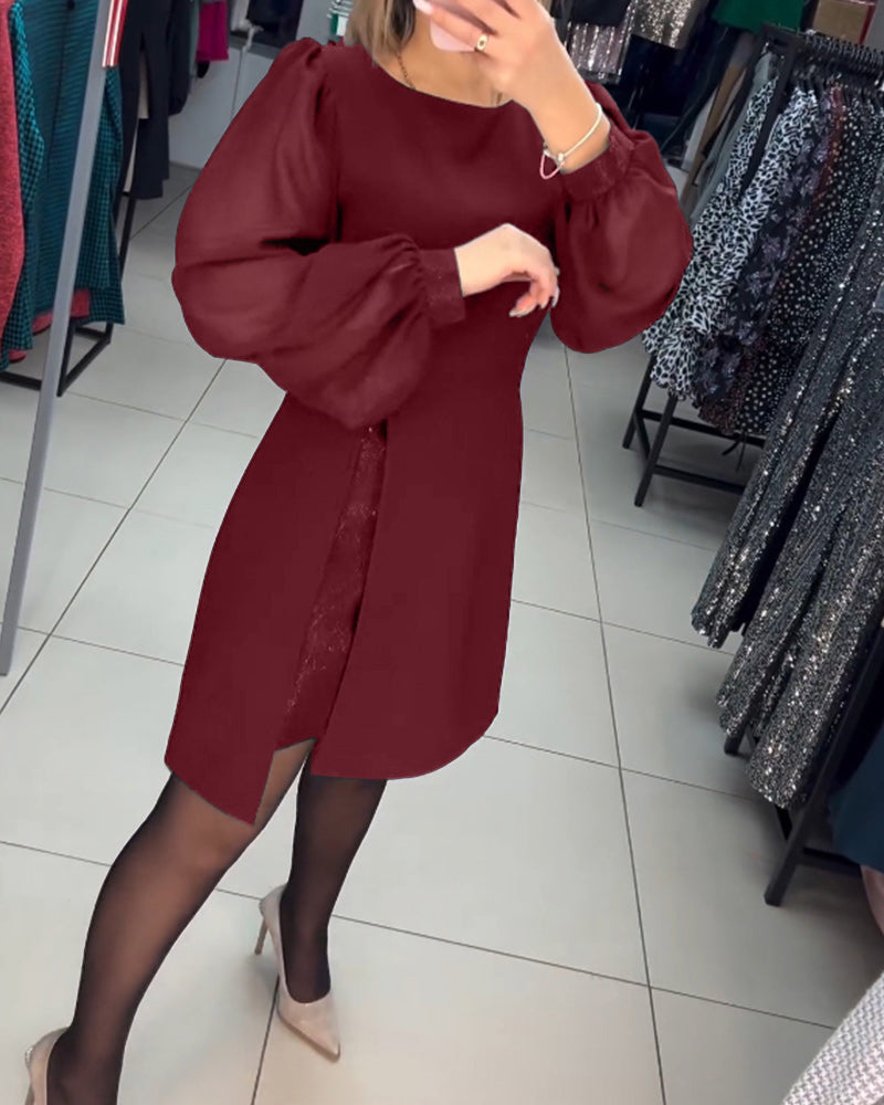 Drune | Einfarbiges Damenkleid