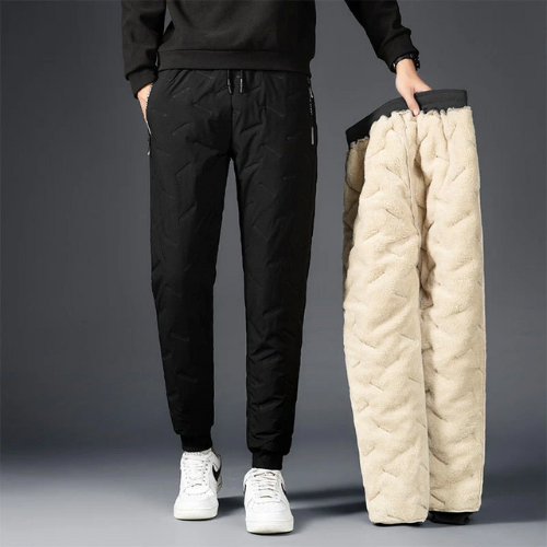 Drune | Herren Doppel-Lagen-Hosen - Fleece gefüttert & stilvolles Design