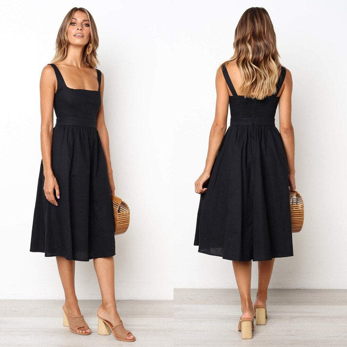 Drune | Elegantes Ärmelloses Kleid für Den Sommer