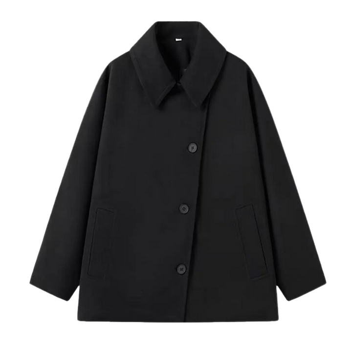 Drune | Damen Übergangsjacke im Oversized-Stil mit Knopfverschluss