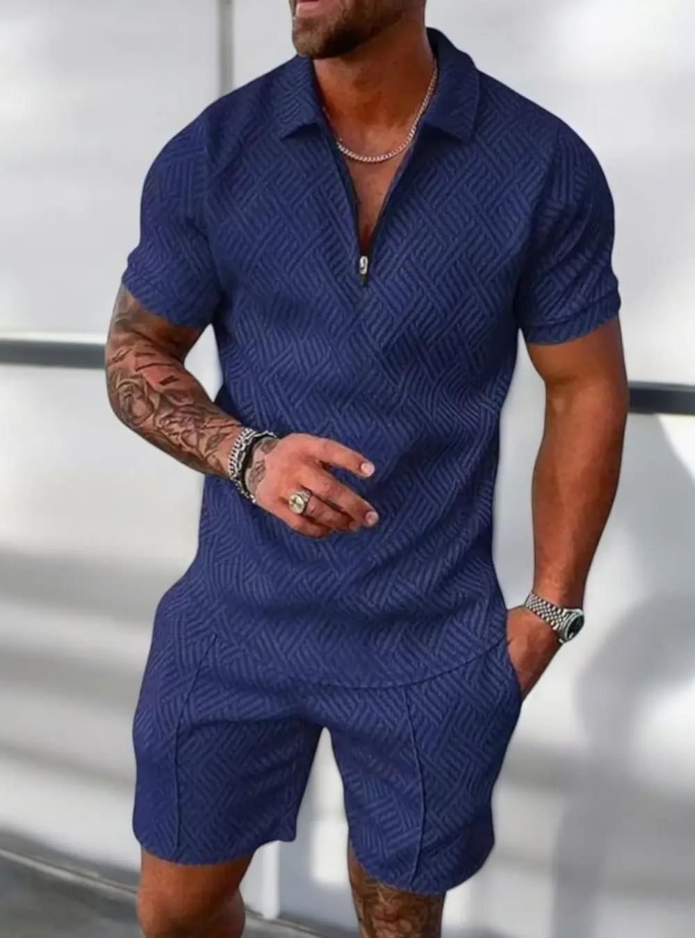 Drune | Herren Sommer Hemd Und Hose Satz