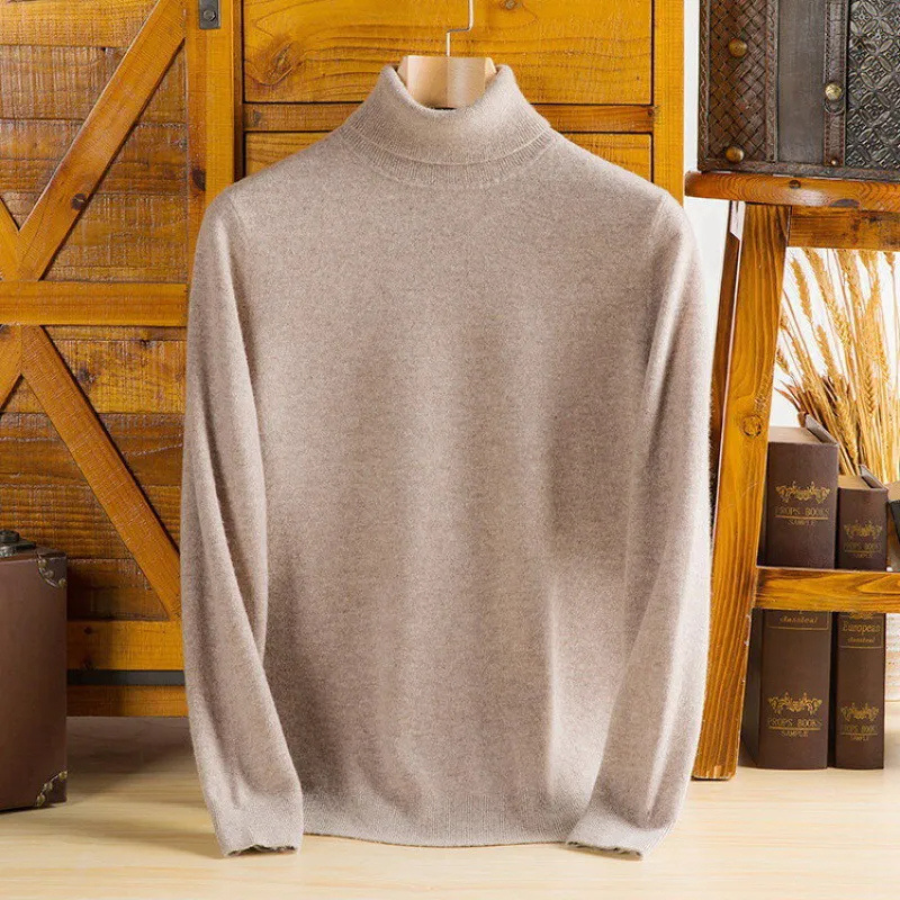 Drune | Herren Wollpullover Mit Rollkragen Und Schlankem Design