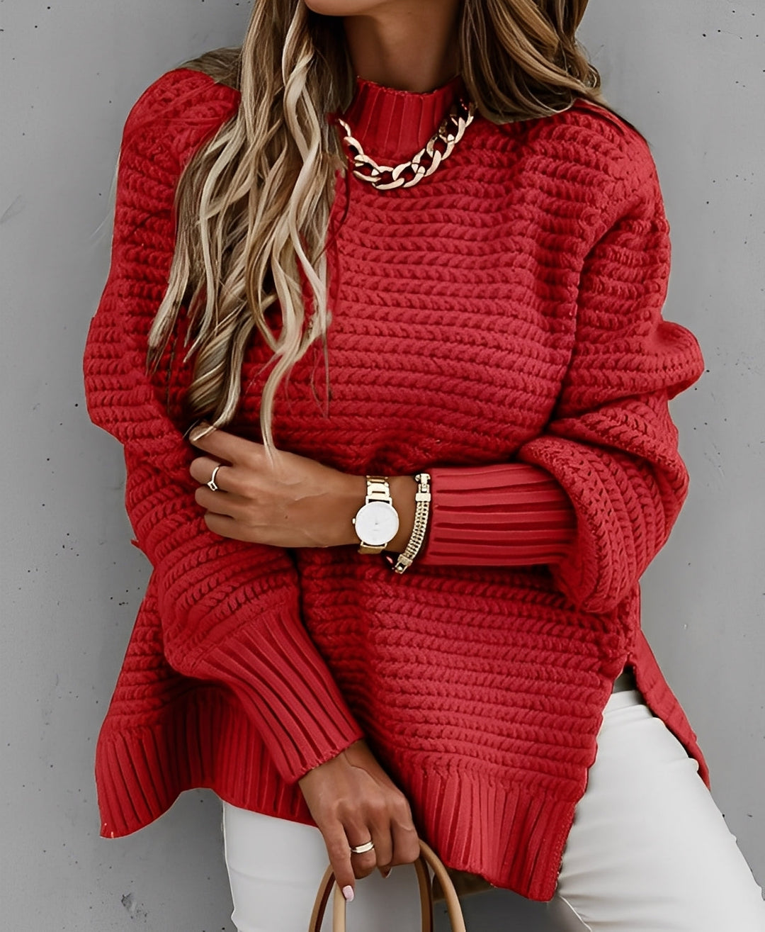 Drune | Bequemer Oversize-Strickpullover für Damen