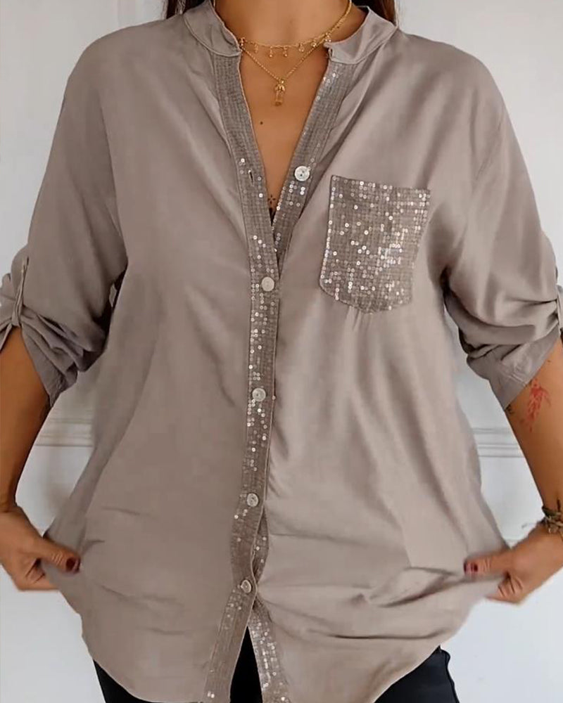 Drune | Stilvolle Bluse mit Glimmer Nicht Spezifiziert Elegant und Strahlend