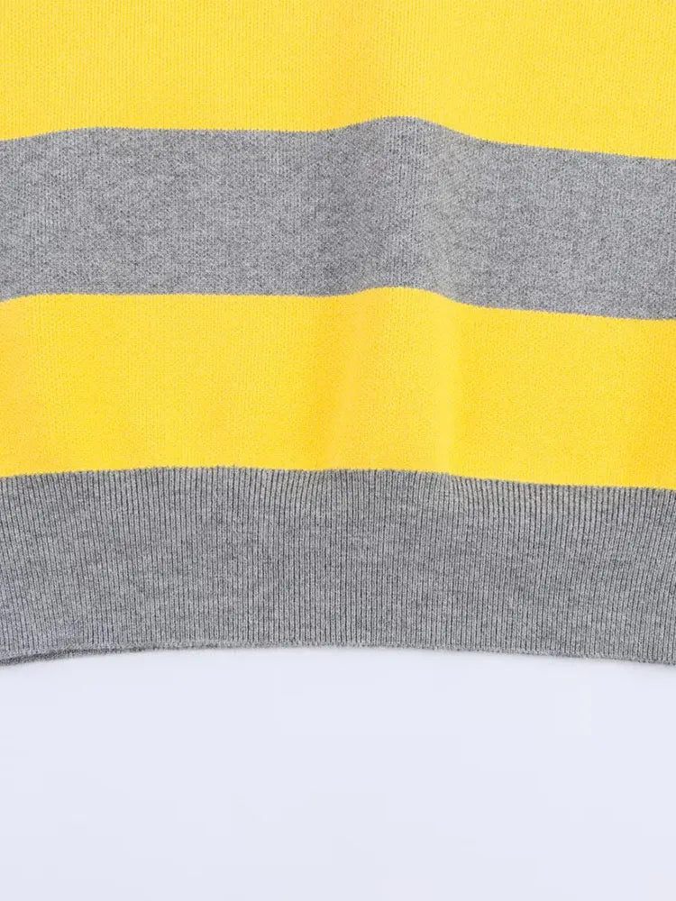 Drune | Gestreiftes Strick-Polo