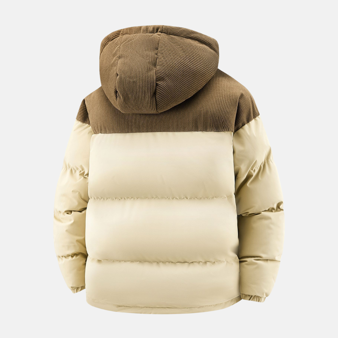 Drune | Damen Gequilted Relaxed Puffer Jacke Mit Kapuze