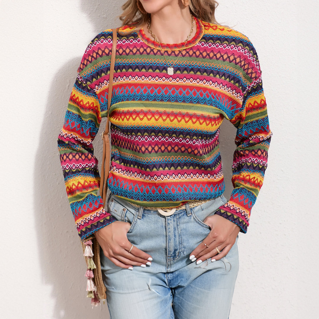 Drune | Retro-Herbstpullover