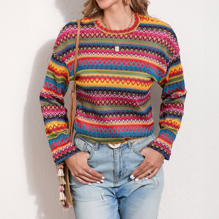 Drune | Retro-Herbstpullover