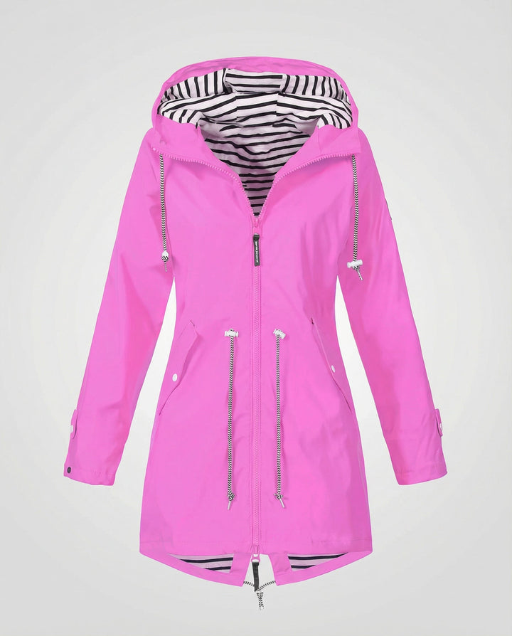 Wetterfester Damen Mantel Kapuze | Drune